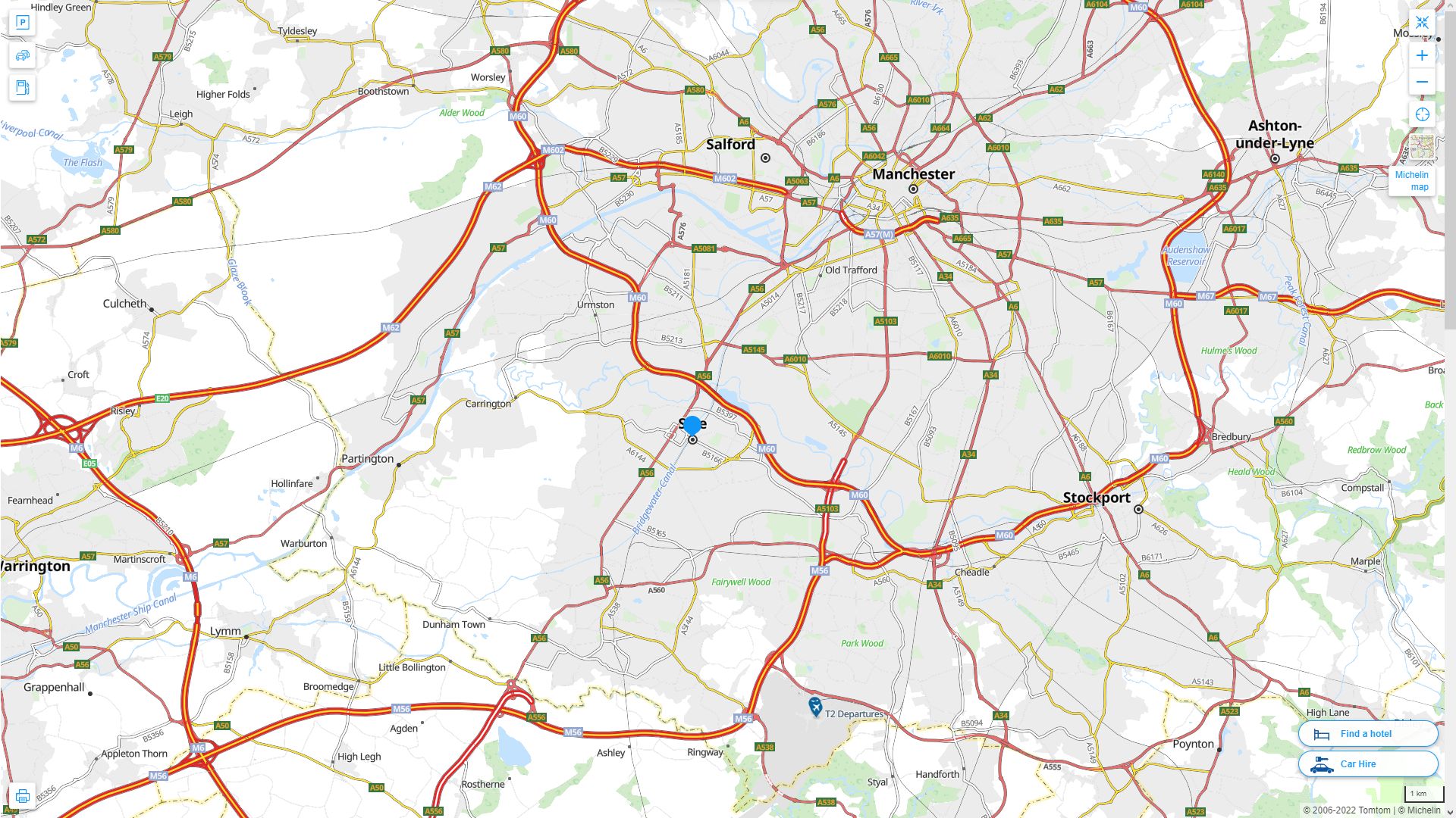 Sale Royaume Uni Autoroute et carte routiere